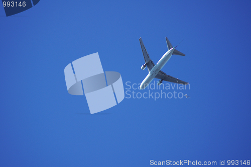 Image of Plane And Blue Sky 