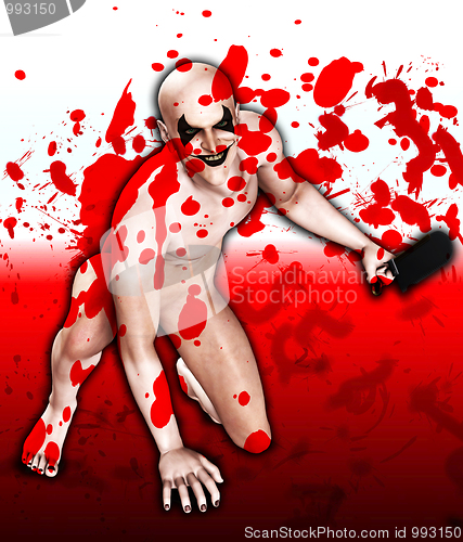 Image of Bloody Bone Saw Clown 