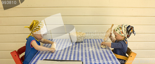 Image of Children baking