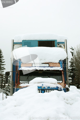 Image of Snowed in truck