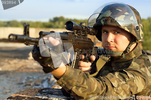 Image of Portrait of sniper