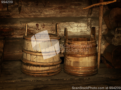 Image of wooden vats