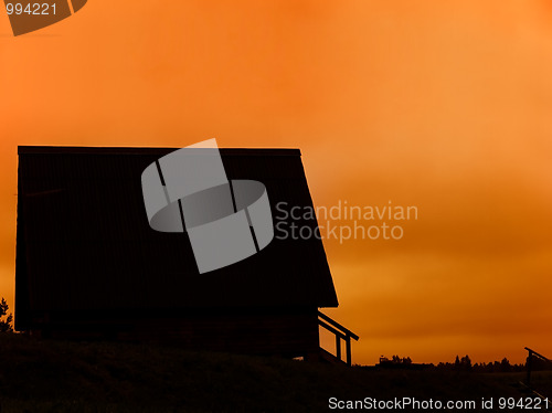 Image of countryside in the night