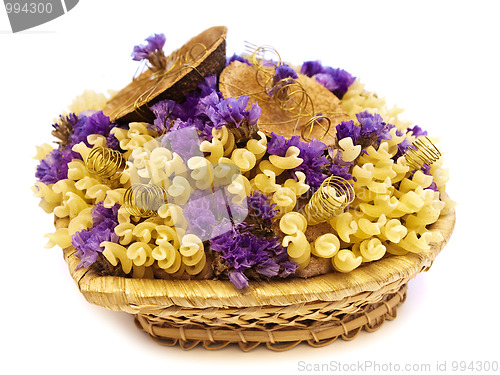 Image of decorated pasta