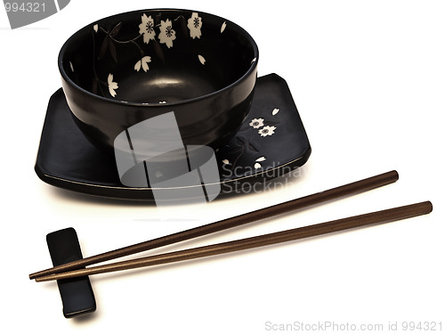 Image of oriental dishware