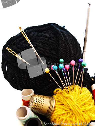 Image of knitting items 