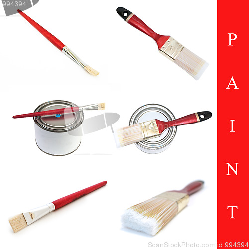 Image of set of paint brushes