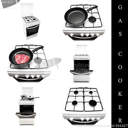 Image of gas cooker set