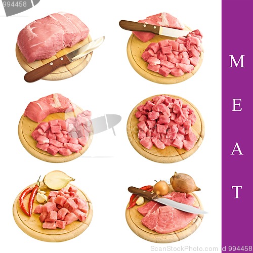 Image of meat set