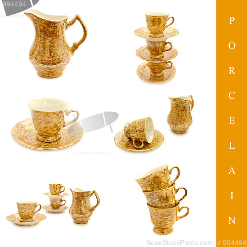Image of porcelain set