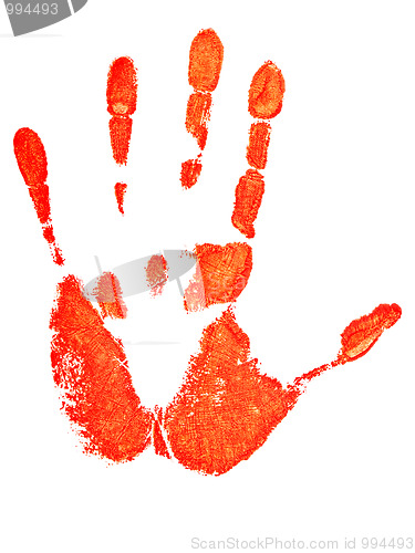 Image of hand print