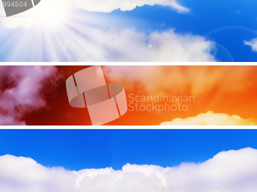 Image of sky banners