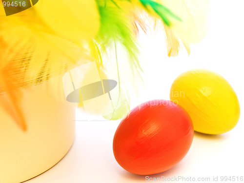 Image of easter eggs