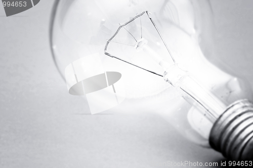 Image of Background with lit lightbulb