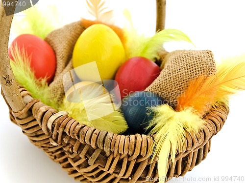 Image of easter eggs