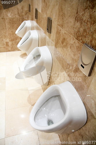 Image of urinals in restroom