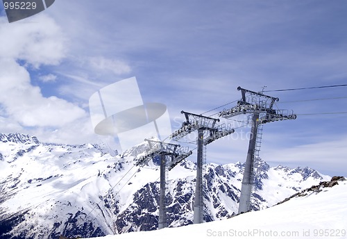 Image of Ropeway at ski resort