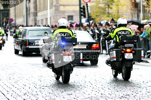 Image of Police bikes