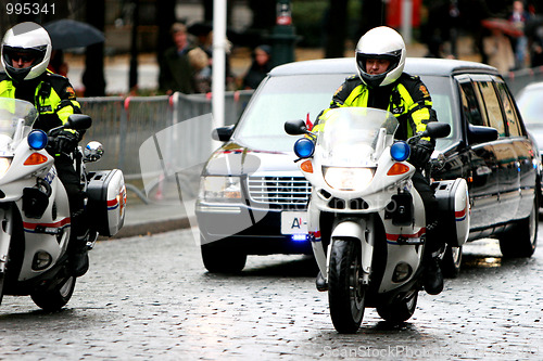 Image of Police bikes