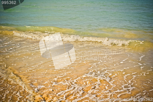 Image of sandy wave background