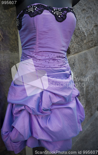Image of Purple evening gown