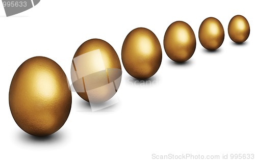 Image of Golden egg representing financial security