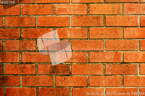 Image of stone red wall pattern natural surface 