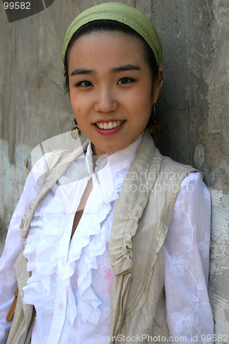Image of Asian girl smiling