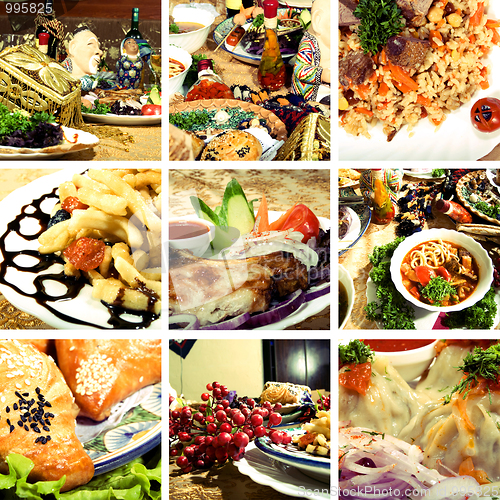 Image of Collection of Asian dishes