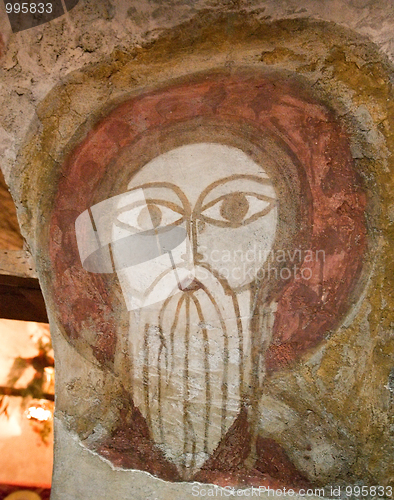 Image of old Coptic fresco
