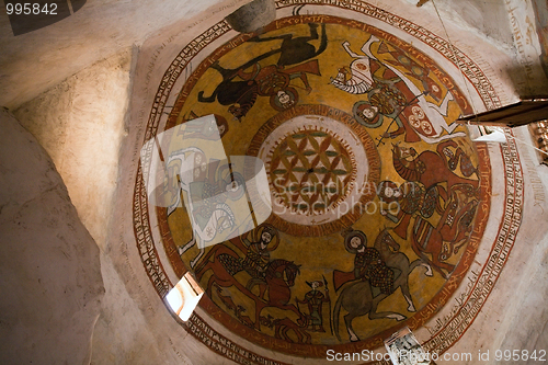 Image of Coptic cupola painting