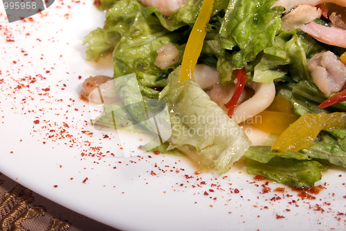 Image of Salad made of seafood        