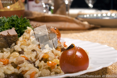 Image of Pilaf with meat    