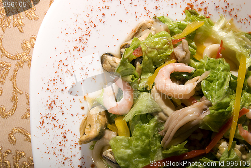 Image of Salad made of seafood        