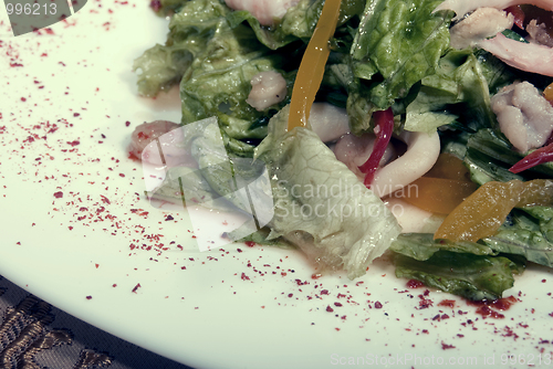 Image of Salad made of seafood        