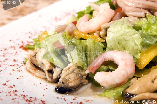 Image of Salad made of seafood        
