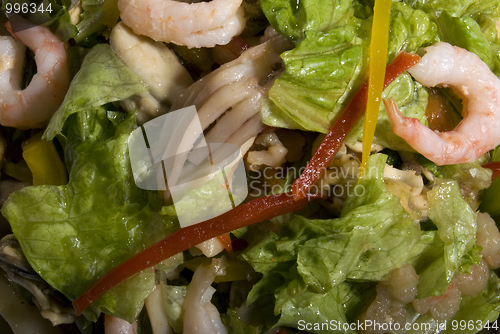 Image of Salad made of seafood        