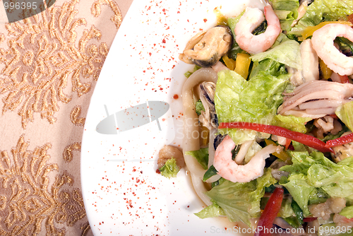 Image of Salad made of seafood        