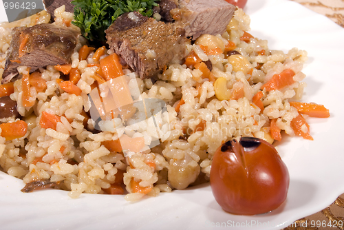 Image of Pilaf with meat    