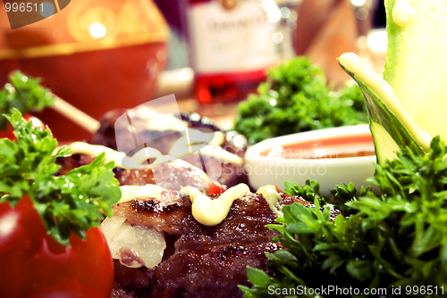 Image of Fried meat                 