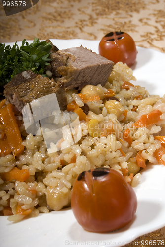 Image of Pilaf with meat    