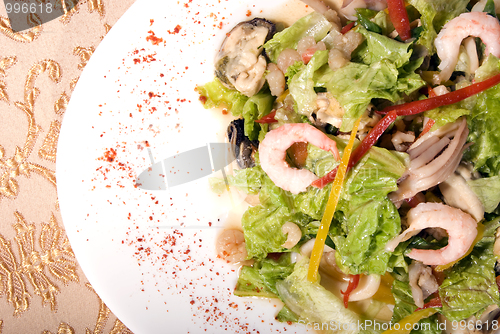 Image of Salad made of seafood        