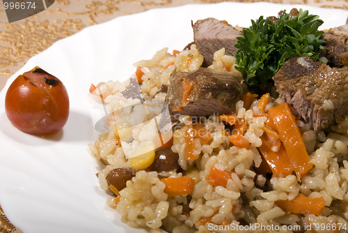 Image of Pilaf with meat    