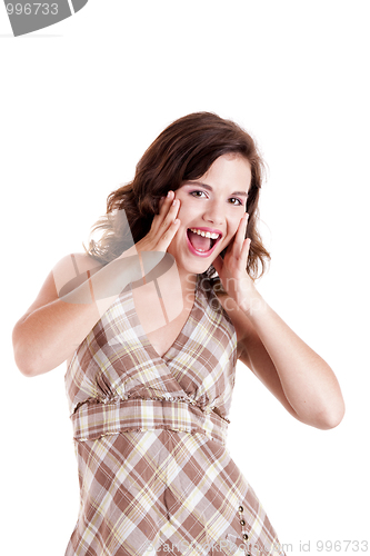 Image of Beautiful girl smilling