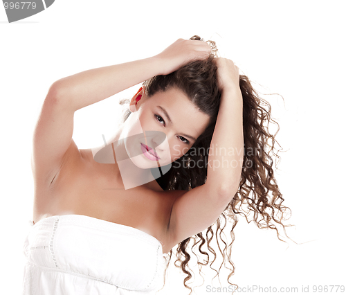 Image of Beautiful young woman