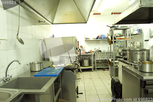 Image of Kitchen in restaurant    