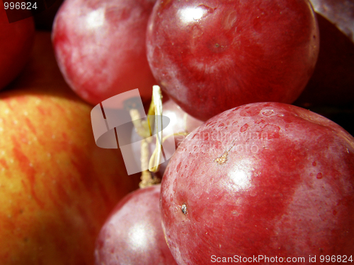 Image of Apples and grape   