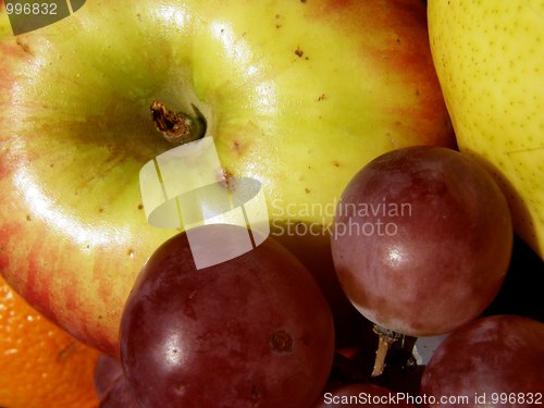 Image of Apples and grape  