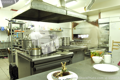 Image of Kitchen with staff   