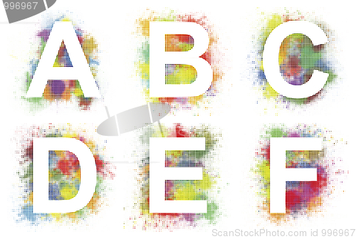 Image of Alphabet a-f